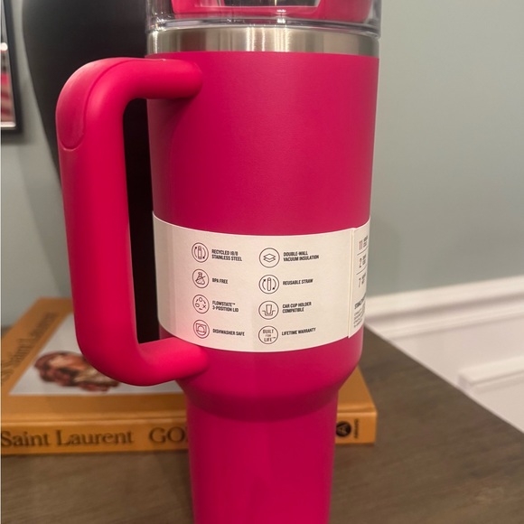 Stanley Pink Quencher H2.0 Tumbler - Picture 2 of 8